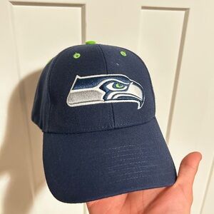 Seattle Seahawks Navy / Green Adjustable Strap hat #NFL #Seahawks #Football